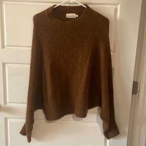 Slouchy cropped sweater